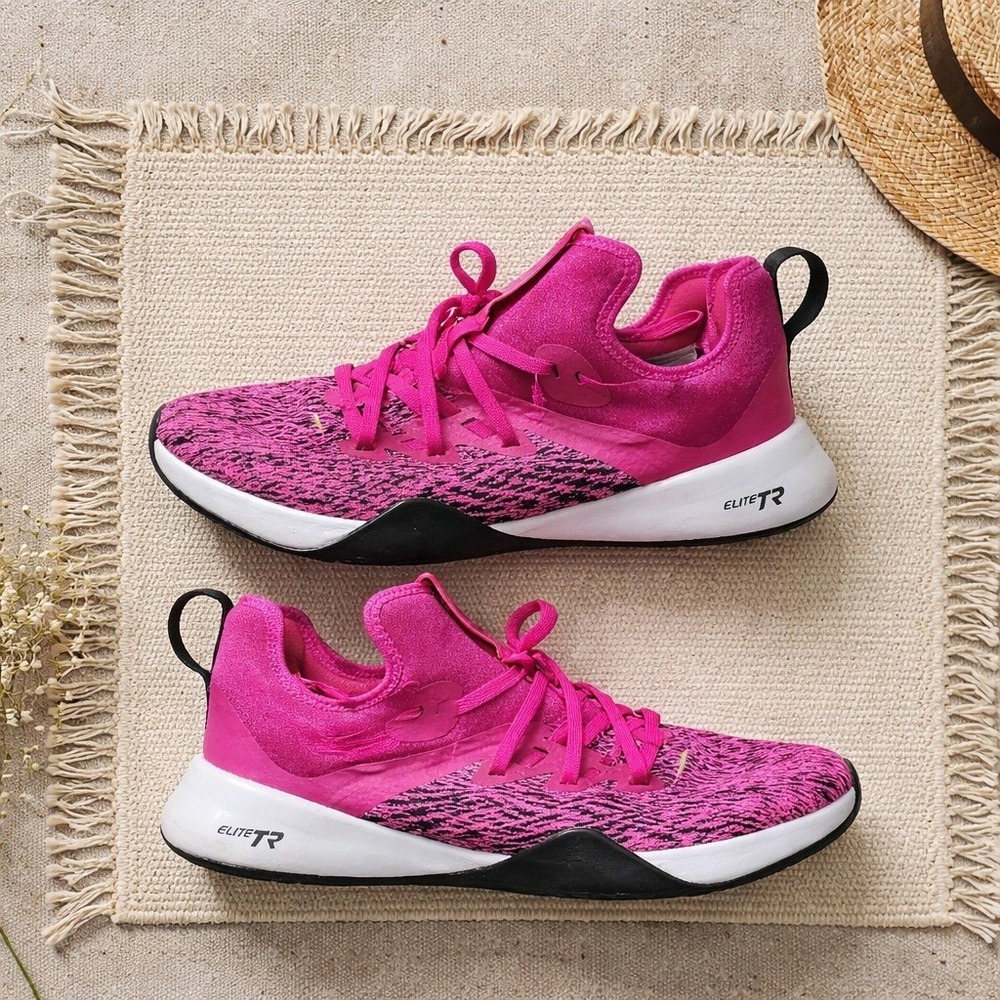 Nike In-Season TR8 Womens 10.5 Pink Black Gold Training Running Shoes AJ8154-601